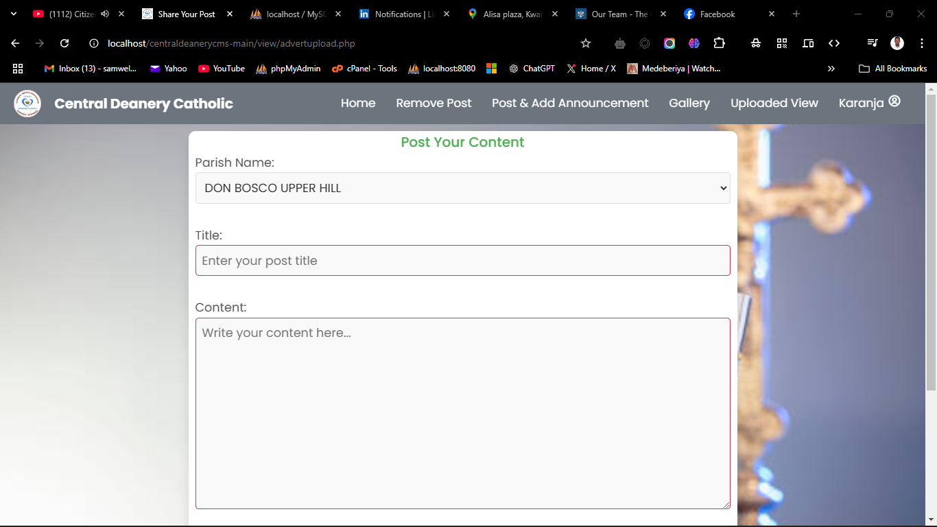 Screenshot of Project 4