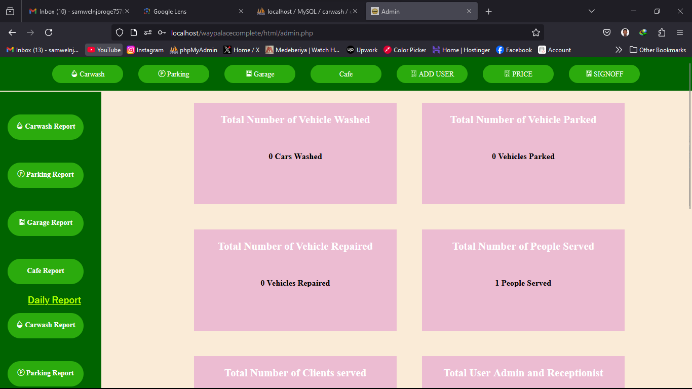 Screenshot of Project 2